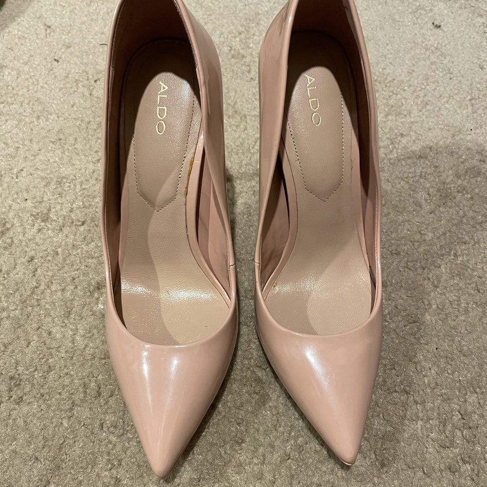 Nude also heels